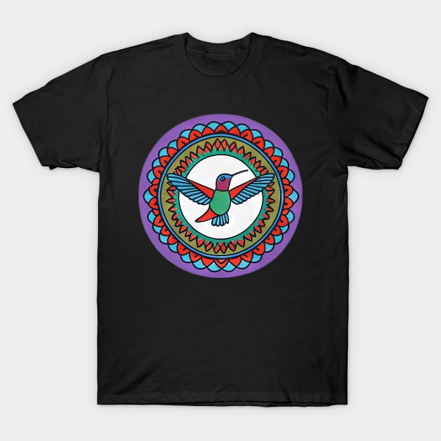 Hummingbird: Beautiful, Bright, & Colorful  | T-Shirt by Subconscious Pictures